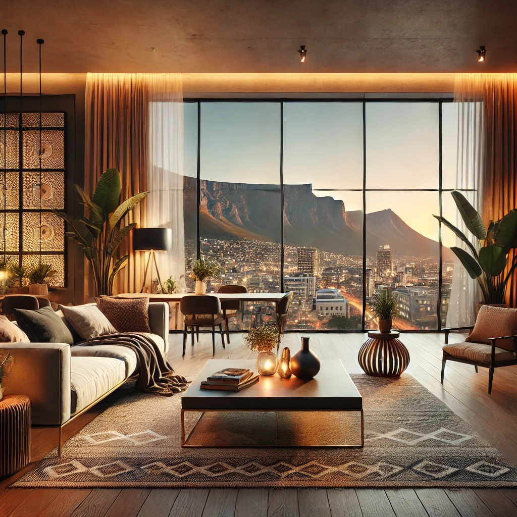 Modern Living Room in Cape Town