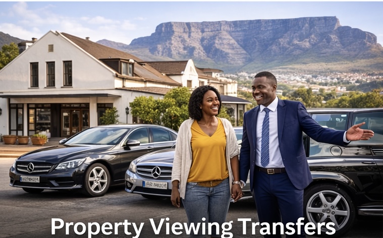 Property viewing transport in Cape Town